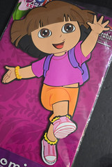 NEW SEALED 2012 Dora The Explorer Froomies Foam Hanging Decoration 16″ x 12.5″