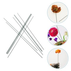 180 Pcs Floral Wire Stems 40 cm Green Iron Wire for Crafting Flower Arrangements