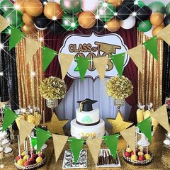 Graduation Party Decorations Green Gold 2026/Green Gold Graduation Decoration…