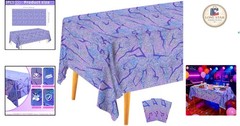3 Count Iridescent Purple Tablecloths for Kids’ Birthday & Graduation Parties