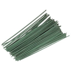 100Pcs Reusable Floral Stem Wires Metal Wire Flower Rod DIY Floral Craft Kit