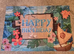 Moana Birthday Party Decoration Backdrop Banner Size 3×5 ft Maui