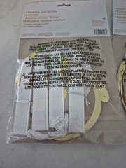 GOLDEN-60TH/HAPPY BIRTHDAY DECORATING KIT/Lot Of 2/NEW