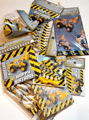 Extra 10% OFF Bundle of Construction Theme Kids Party Supply 71 pcs