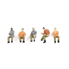 People Figures Practical Railway Train Seated Man HO Scale Hot Passenger Sitting