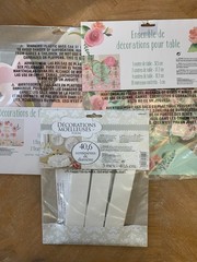 Bridal Shower Wall Table Flower Decorations