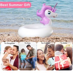 Unicorn Pool Float, Pool Floats for Kids Inflatable Unicorn Float for Pool Ki…