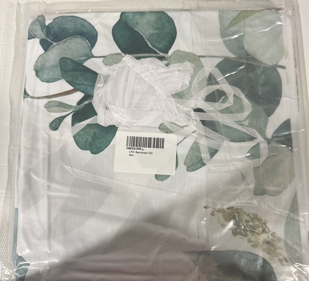 Beautiful Spring Summer Eucalyptus Leaves Back Drop Banner Decoration 7X5 Ft