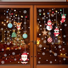 177Pcs Christmas Window Clings Xmas 11 x 8.0 x 0.1 inches, Christmas-c