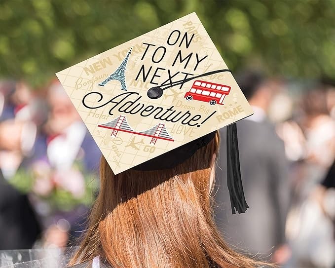 Graduation Cap Decorating Kit, One Size, TRAVEL