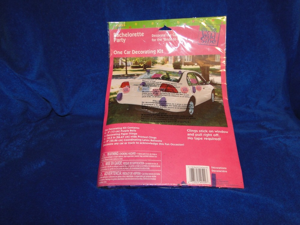 Paper Art Bachelorette Party Car Decorating Kit
