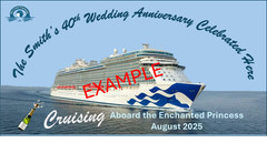 Cruise Cabin Door Decoration Magnetic – Can be customised – Laminated