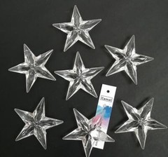 10/30Pc Acrylic Crystal Star Shaped Pendant DIY Chandelier Curtain Wedding Party