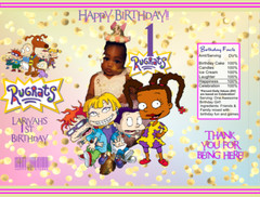 Custom Rug Rats Personalized Potato Chip Bag Snack Favor Birthday Add Your Photo