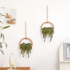 JUSTOYOU 2pcs Fake 12.2 inches (L) x 8 (W) x 2 (H), Wooden