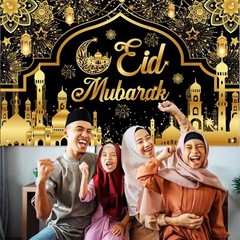 Eid Mubarak Decorations Backdrop Ramadan Kareem Photo Booth Backdrop Eid