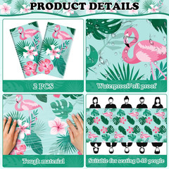 Luau Party Decorations – Plastic Tablecloth for Tropical Party Decorations | Haw