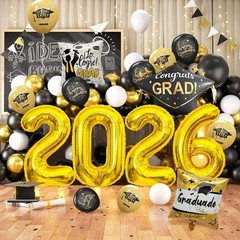 22pcs Graduation Party Balloons,2026 Graduation Party,College & High School Grad