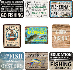 Fishing Party Decorations – 9 PCS Gone Fishing Birthday Party Decorations for Bo