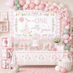 HAKOTI One Silly Goose Pink Decor