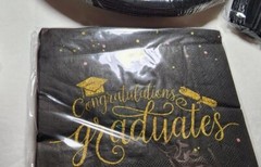 2024 Graduation Party Supplies Tableware Plates Cups Party Decorations Balloons