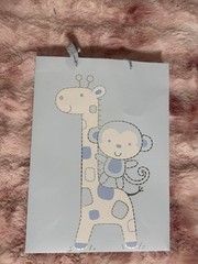 Medium To Large 16.5 Inches Baby Boy Girl Gift Bag for Baby Shower
