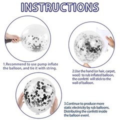 Navy Blue & Silver Happy Birthday Party Balloon kit for men, women, boys & girls