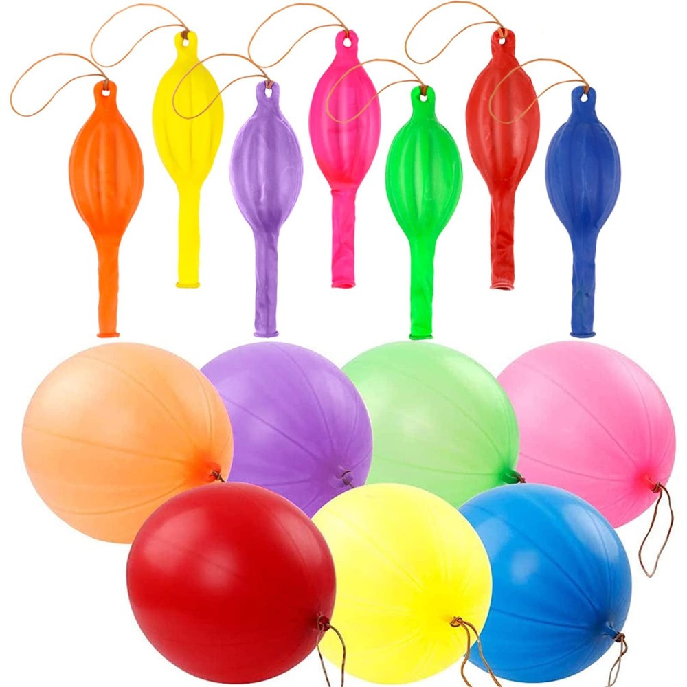 Punch Balloons,36Pcs Punching Balloon for Kids Heavy Duty Party Favors, Assorted