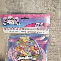 2 Packs – Hatchimals Happy Birthday 6.5′ Banner Hanging String Party Decor