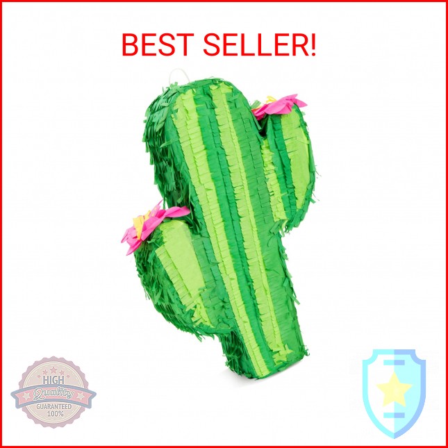 Juvale Cactus Pinata for Taco Party Decorations & Adult Party Decorations – Dura