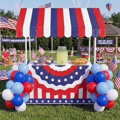 SmoothNovelty 4th of July Store Stand Supplies Kit Patriotic Theme Party Supplie