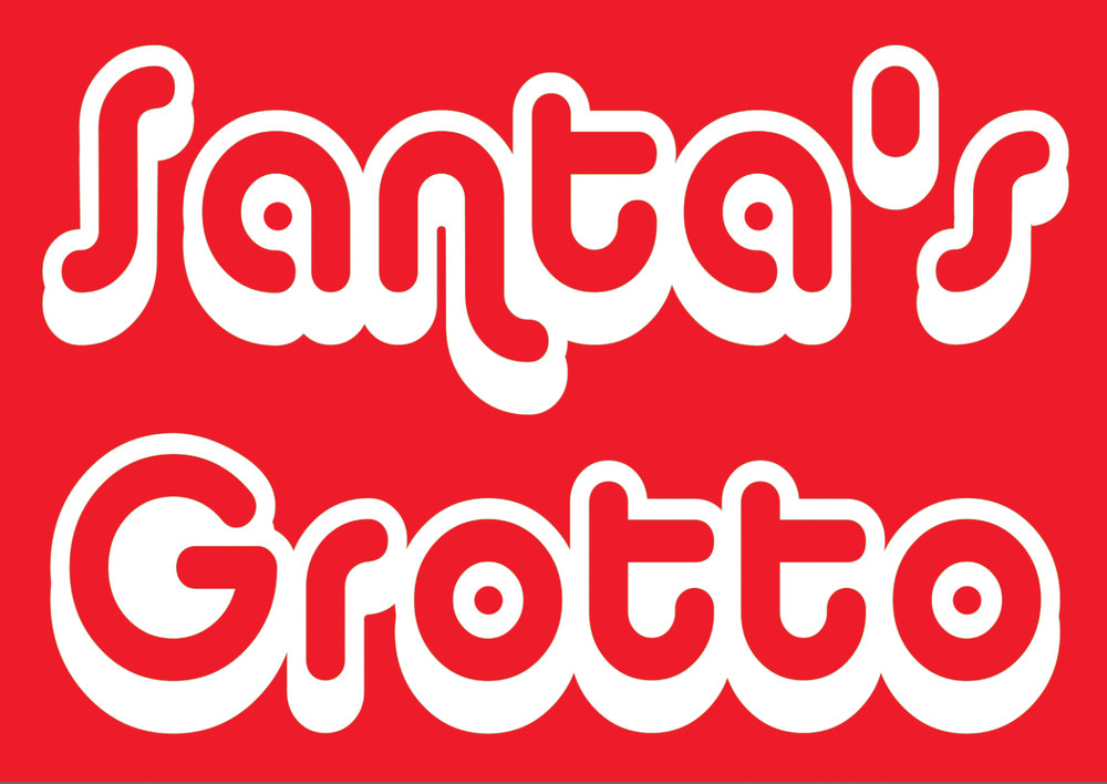 Wall Poster Print Sign Santa Santa’s Grotto Notice Decoration Optional Laminated
