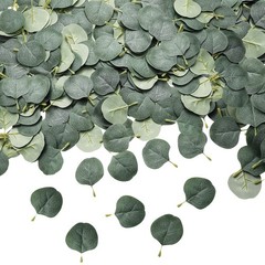 400+ Pcs Eucalyptus Leaves, Fake Eucalyptus Petals Boho Wedding Table Decor L…