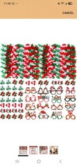 Atonofun 64 PC Leis for Christmas Party Decorations