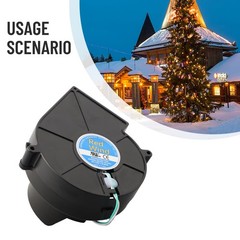 Compact and Powerful 12V Air Blower for Christmas & Thanksgiving Blow Ups