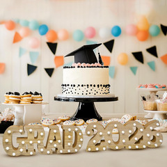 Grad 2026 Light up Sign LED Marquee Letters Graduation Decor Lighted Wooden Sign