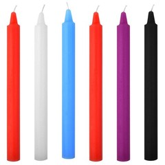 6 Pcs Low Temperature Candles, Fengek 7 7.08 x 0.63 inches, Multi-colored A