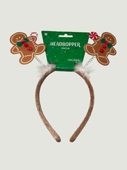 Amscan Christmas Gingerbread Headbopper Headband – Holiday Party Accessory