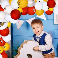 40 Pcs 12 Inch Horse Balloon Western Party Horse Balloons Cowboy Decoration Kit