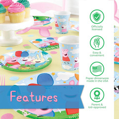 Peppa Pig Birthday Party Supplies, Peppa Pig Party Supplies and Decorations for
