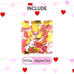 6000 PCS Heart Shaped Paper Confetti Valentines Day Wedding Table Decoration