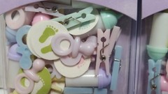 Baby Shower Table Decorations Confetti 640 Total Plastic Pieces Bottle Pacifier