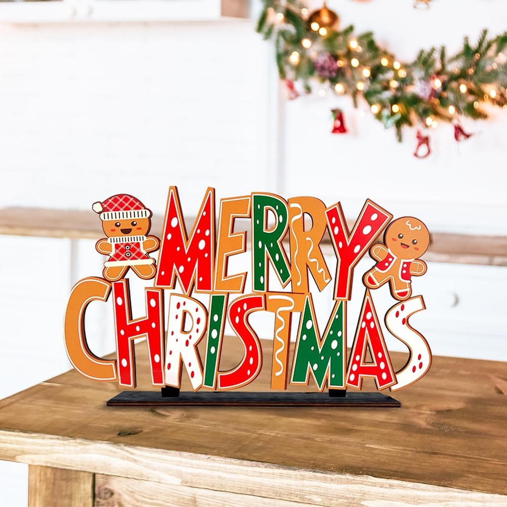 Gingerbread Christmas Decorations Merry Christmas Table Centerpieces Gingerbr…