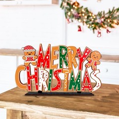 Gingerbread Christmas Decorations Merry Christmas Table Centerpieces Gingerbr…