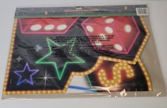 Amscan Casino Night Decor Set Jumbo Playing Cards Banner Cutouts Vintage New