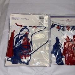Centennial July 4th Patriotic Decorations 2 Pack Target Paper Star & Tassels NEW