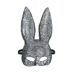 Realistic Rabbit Face Mask for Halloween Christmas Carnivals Fancy Dress Parties