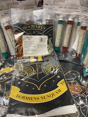 Harry Potter Slimy Ooze 4 PC Package & HOGWARTS Tablecover New In Pkgs