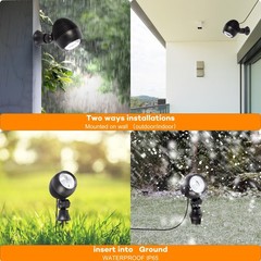SUNLONG Solar Outdoor Lights,Solar Spot Lights Outdoor Waterproof Solar Spotl…
