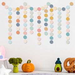 Round Cutouts Assorted Color Paper Bulletin Board Hippie Fits 2 Inch 600 PCS